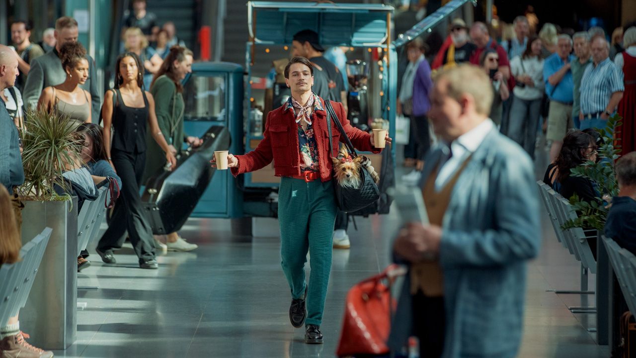 Ziggy und Helmut auf dem Weg in die Alpen.