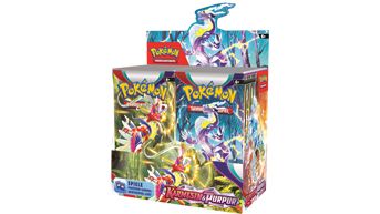 "Pokémon"-Booster-Packs Karmesin & Purpur 