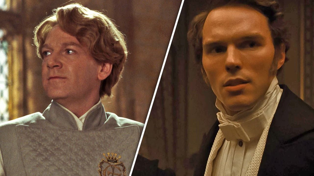 Kenneth Branagh als Gilderoy Lockhart und Nicholas Hoult in 