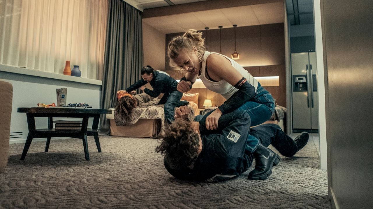 Kein Stunt-Double, sondern Jeanne Goursaud selbst in dem unglaublich intensiven