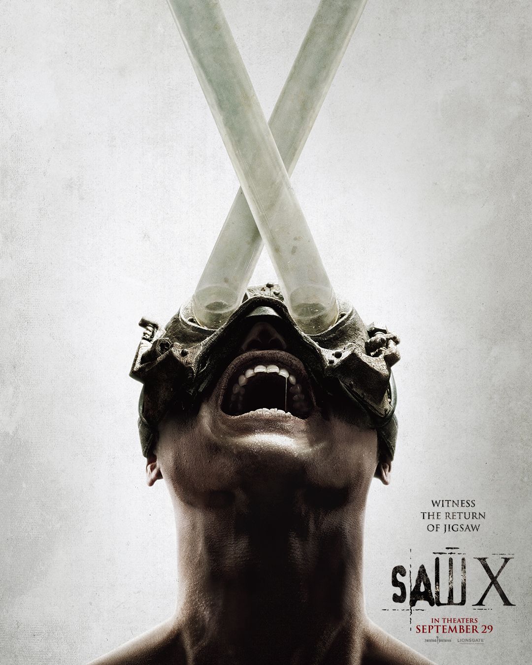 Das Poster zu „Saw X“: Autsch!
