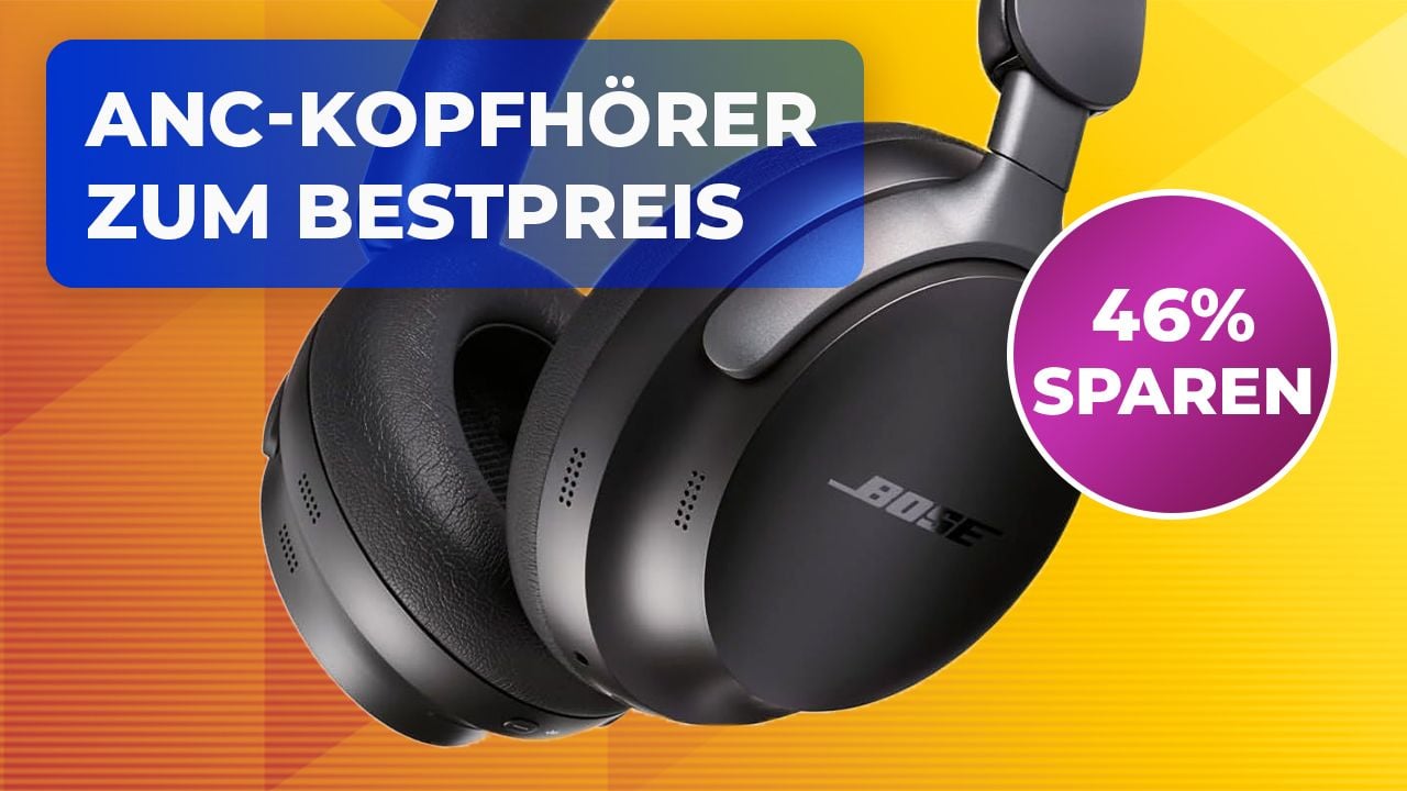 Wie soll der Black Friday dieses Tiefstpreis-Angebot toppen? Bose Kopfhörer mit Noise Cancelling fast zum halben Preis!