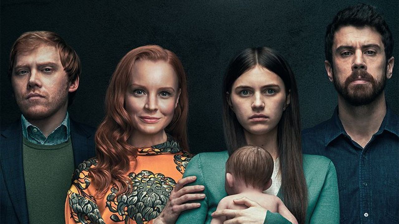 Von links nach rechts: Rupert Grint, Lauren Ambrose, Nell Tiger Free & Toby Kebbell