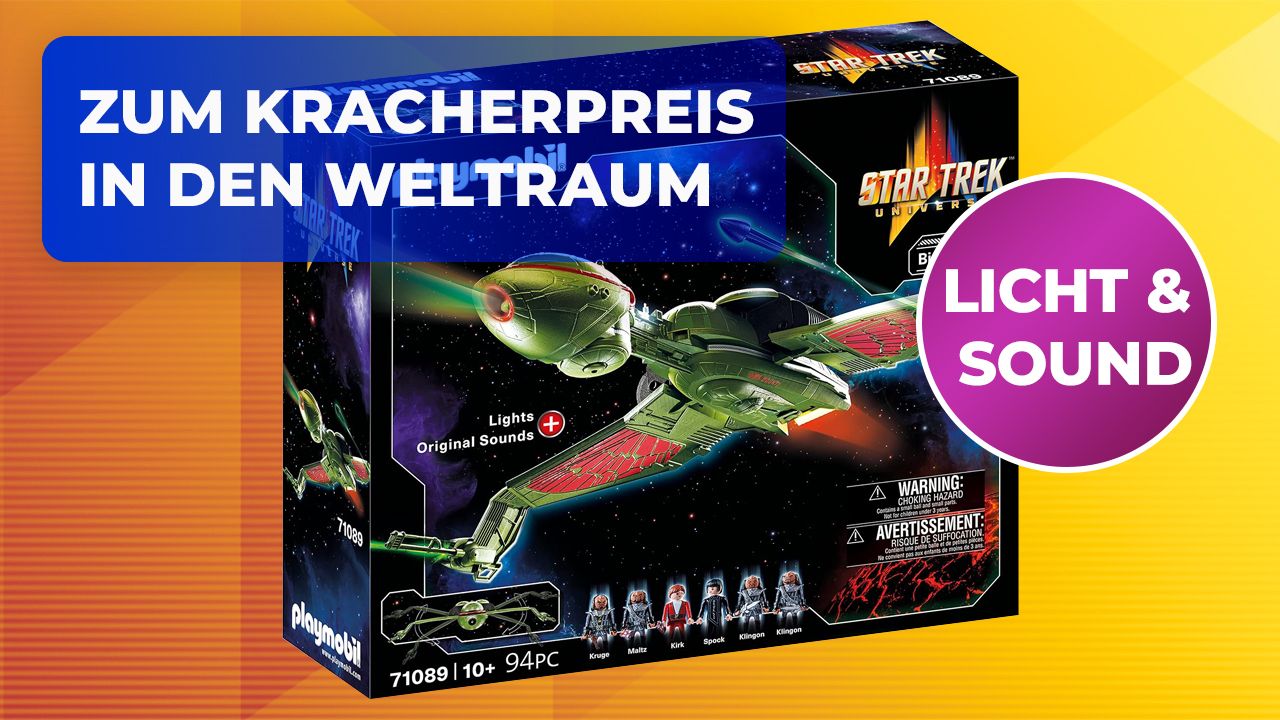 "Star Trek"-Legende: Das ikonische Raumschiff mit Licht & Sound kostet gerade satte 60 Prozent weniger bei Amazon!