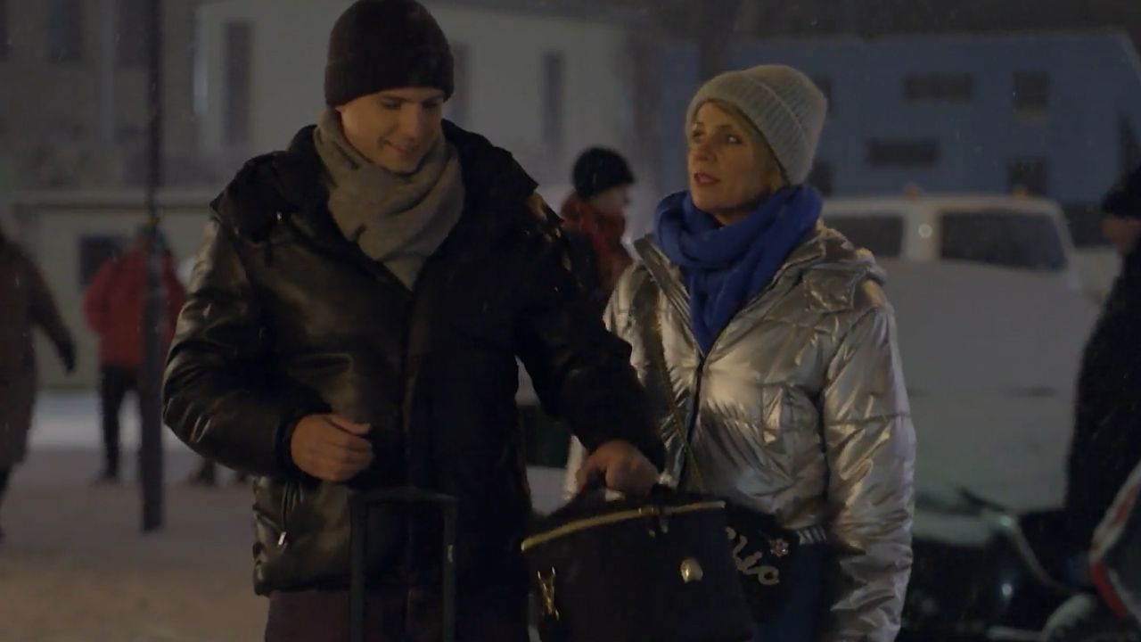 Trotz Frühling liegt bei GZSZ Schnee