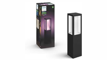 Smarte Sockelleuchte für draußen