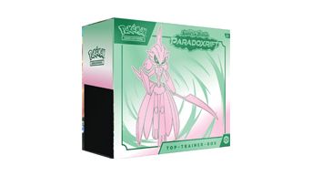 Pokémon Top-Trainer-Box Karmesin & Purpur: Paradoxrift: Eisenkrieger