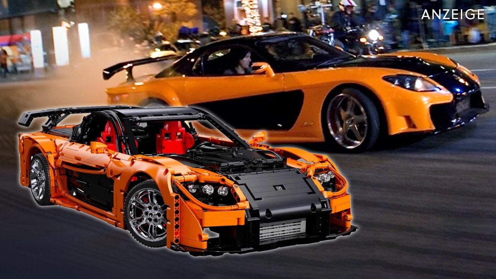 Die LEGO-Konkurrenz driftet im lizenzierten Drift King aus "The Fast and the Furious" Kreise um den Marktführer: 3.300 Teile, Licht und drei Motoren