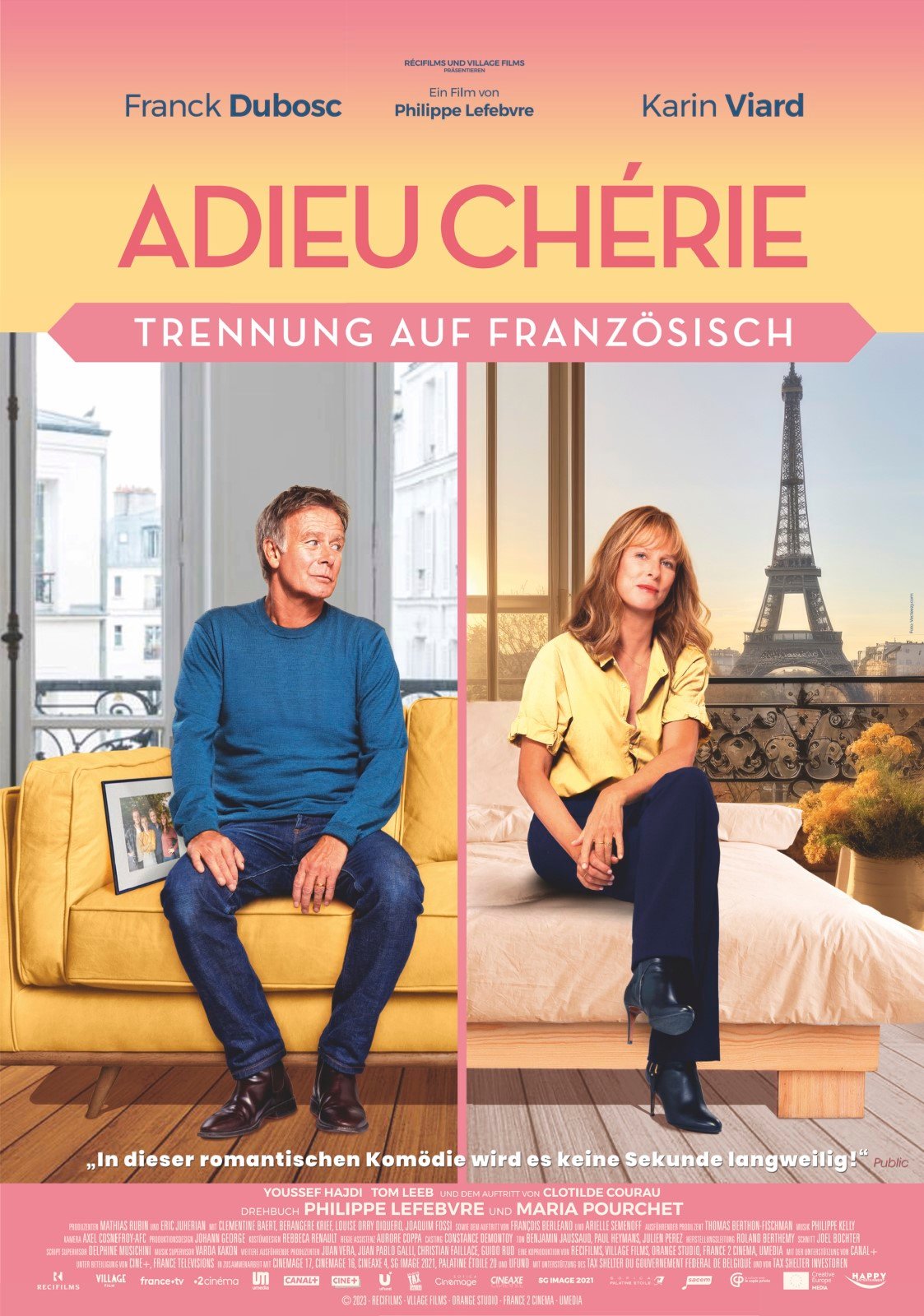 Poster Adieu Chérie - Trennung auf Französisch