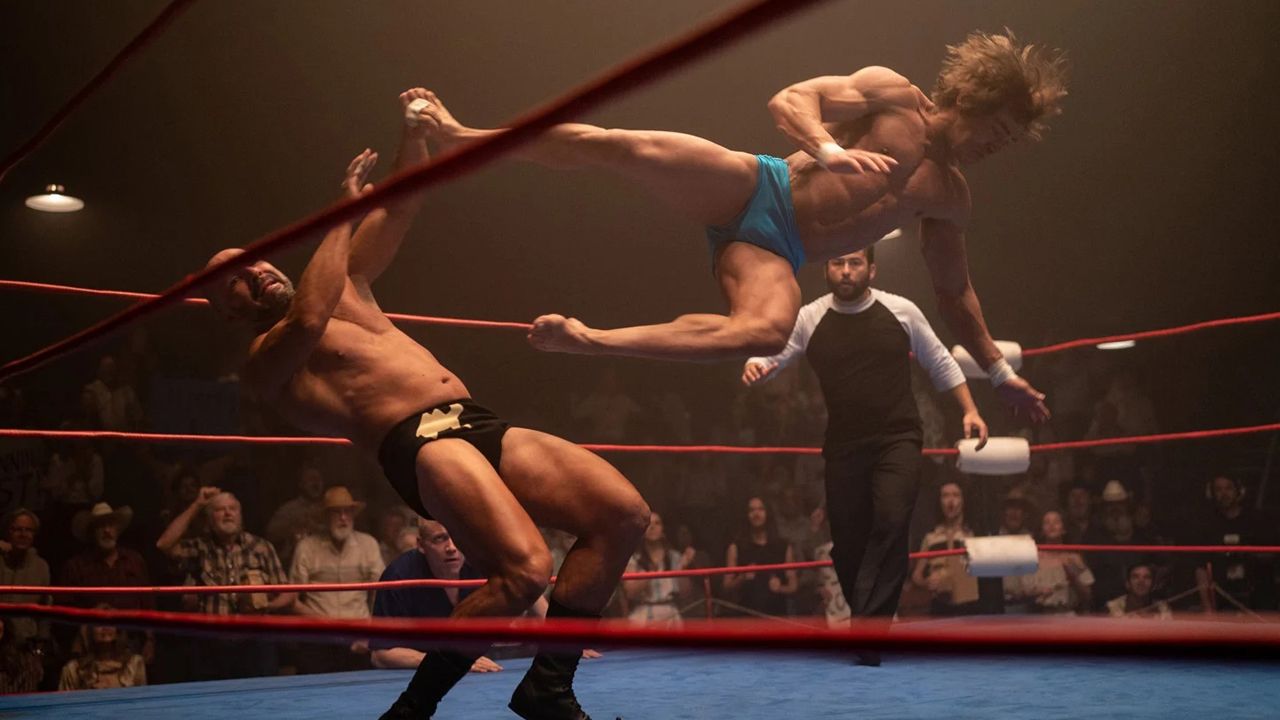 Zac Efron als Kevin von Erich im Ring.