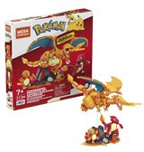 Die Evolution von Glumanda als Pokémon-Bausatz