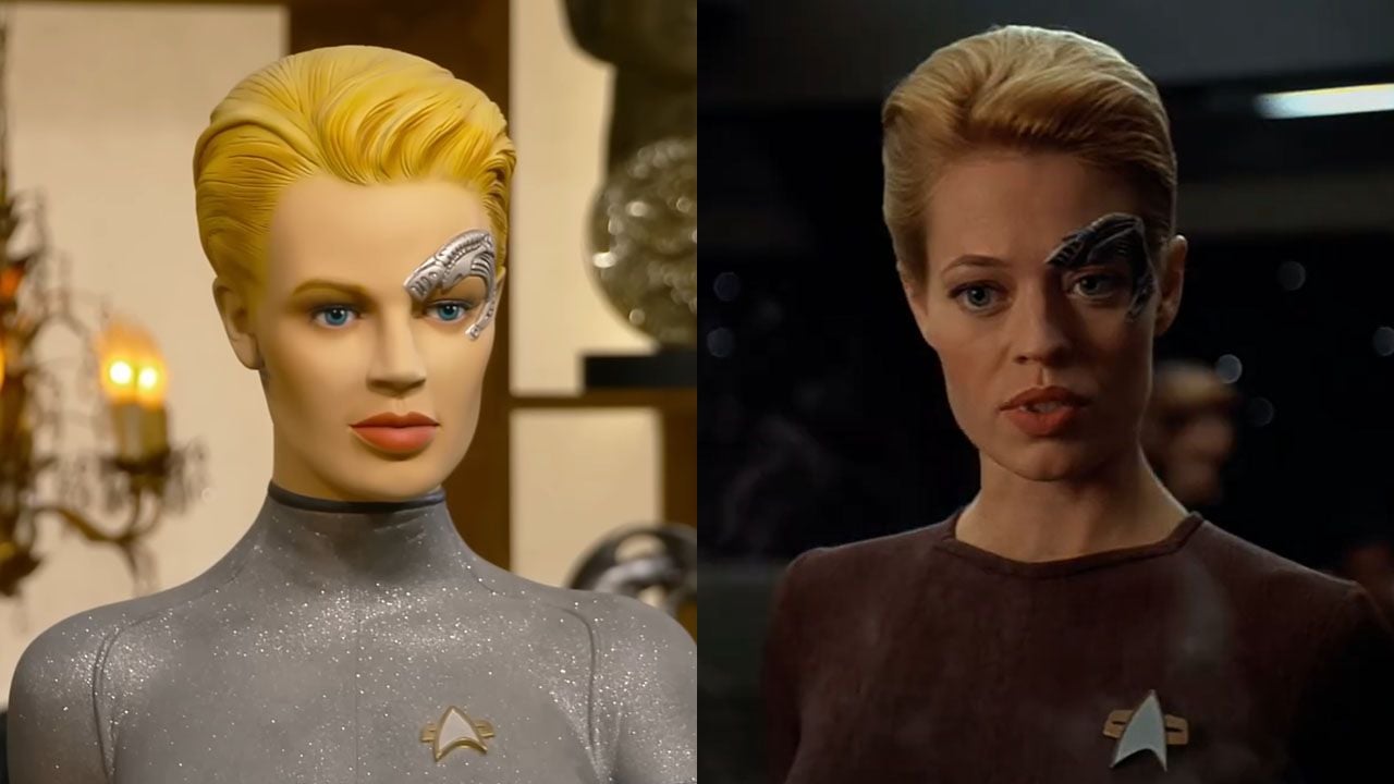 Schauspielerin Jeri Ryan wurde gut getroffen.
