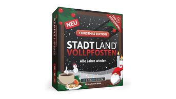 "Stadt Land Vollpfosten" in der Christmas Edition