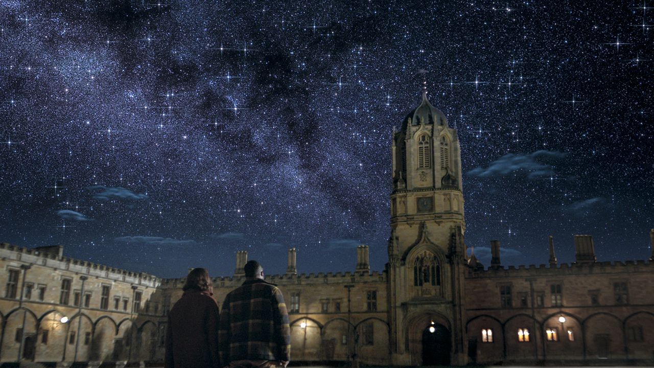 Der blinkende Himmel am Ende von 