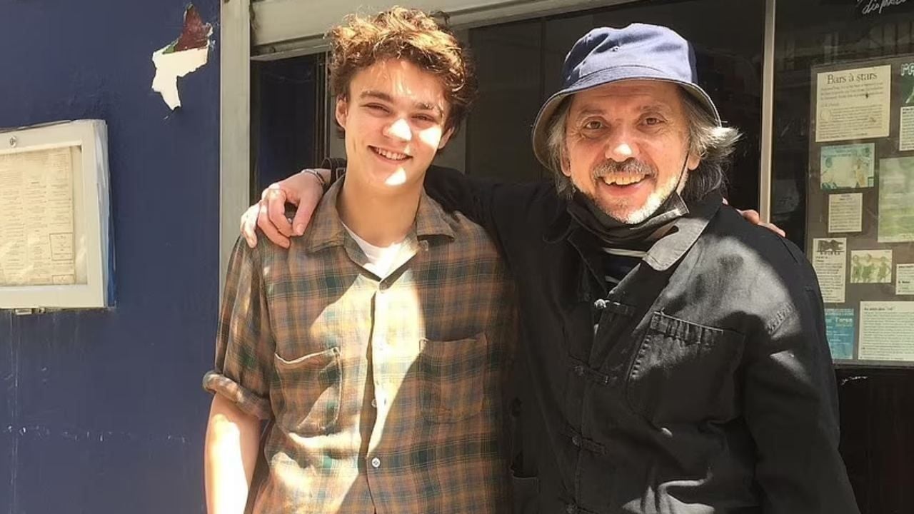 Jack Depp (links) und Edouarde Chueke, der Besitzer des libanesischen Restaurants L'Area in Paris.