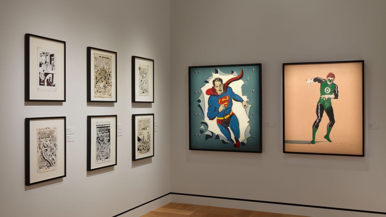 Auch Comic-Strips sind Teil des Museums.