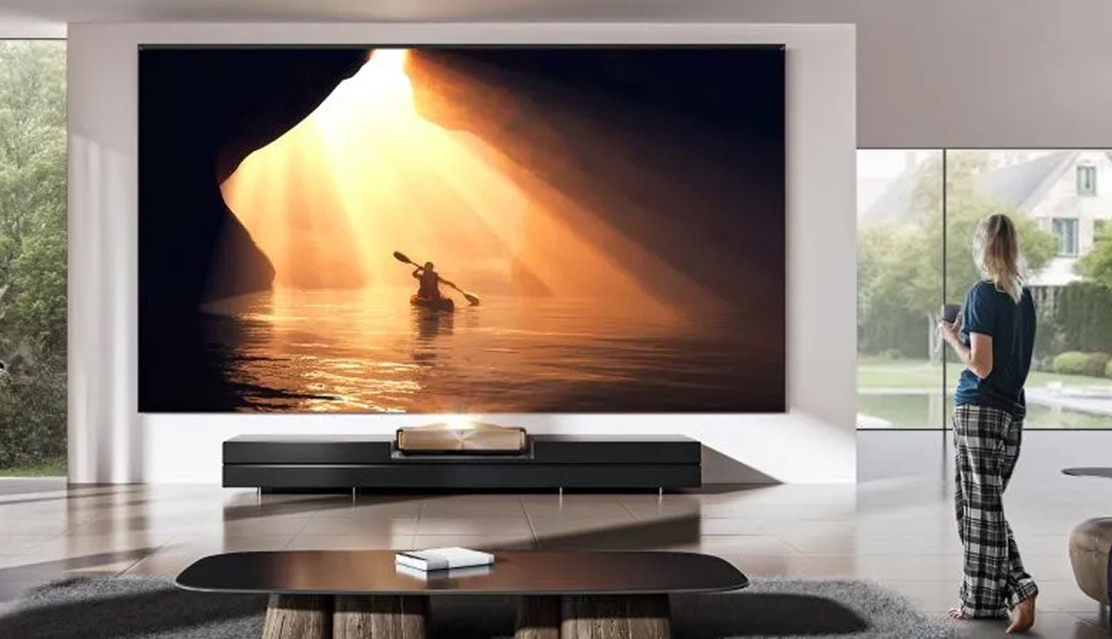 Die ganze Wand ein Bild? Die nächste Generation von Fernsehern macht das möglich.