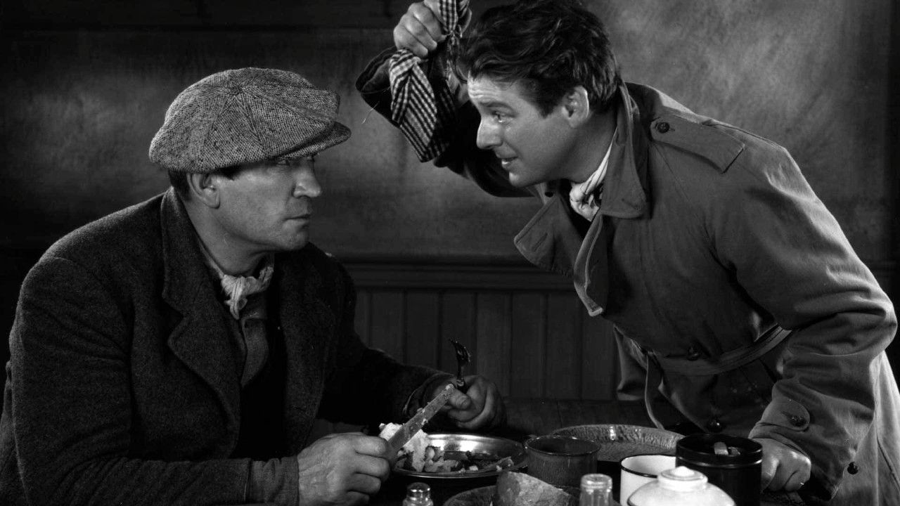 Wallace Ford and Victor McLaglen in 