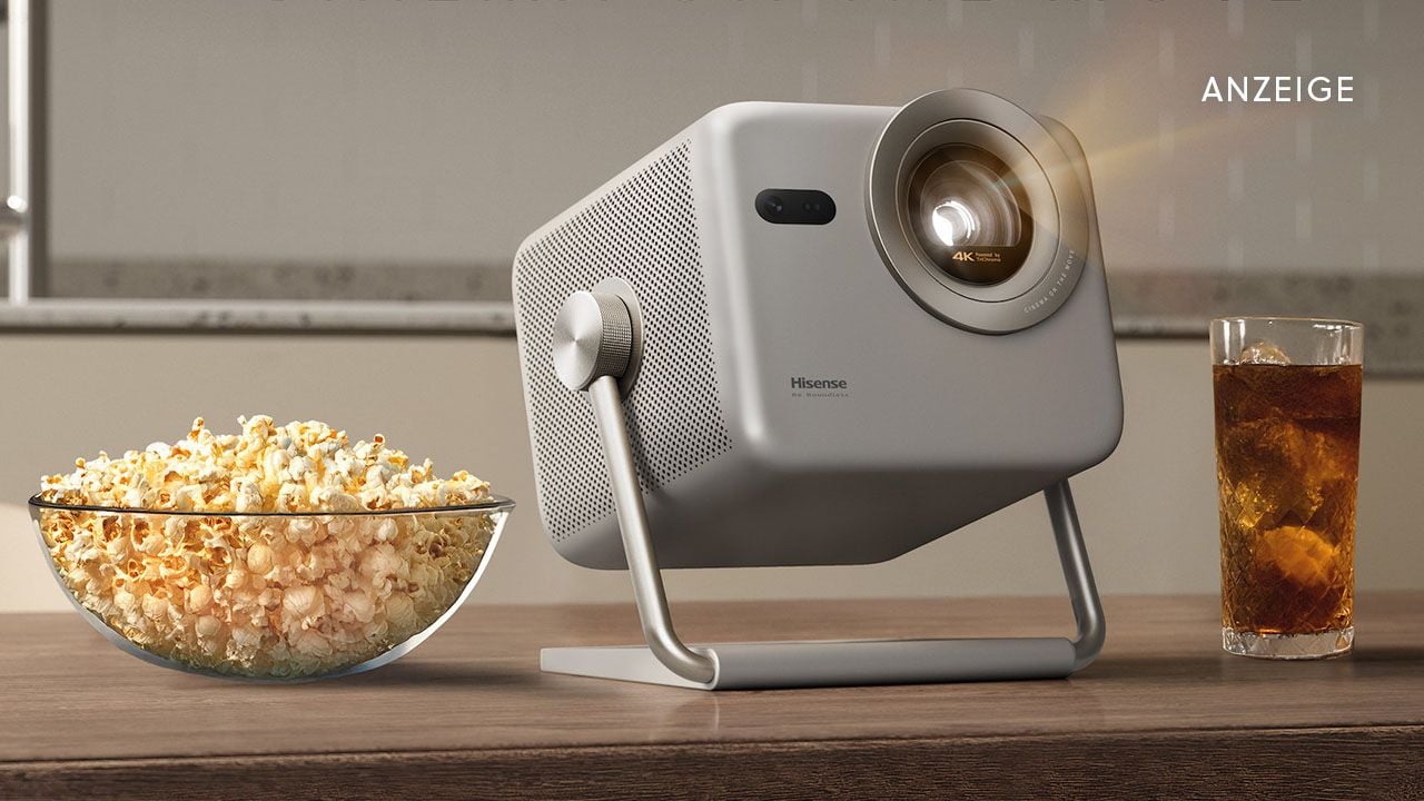 Dieser Hisense zaubert bis zu 200 Zoll in 4K an die Wand – jetzt fast 40% günstiger bei Amazon