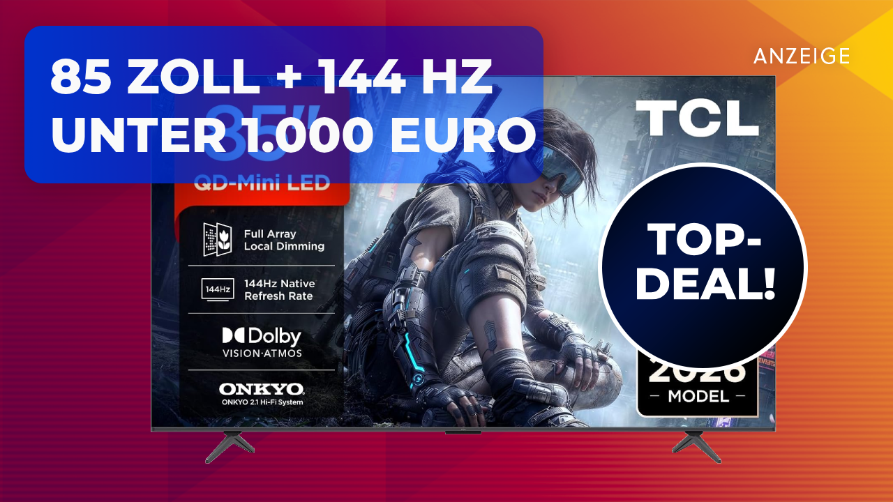 85 Zoll fürs Heimkino: Riesiger TCL-Mini-LED-TV im Amazon-Deal - Kino ...