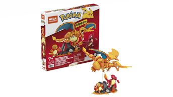 Die Evolution von Glumanda als Pokémon-Bausatz