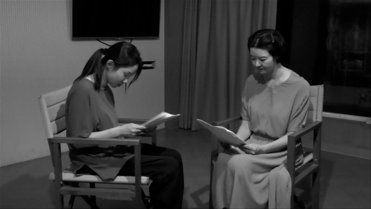 Am Ende soll die im Zentrum stehende Schauspielerin die verschiedenen Interviewsituationen als Übung noch einmal wiederholen.