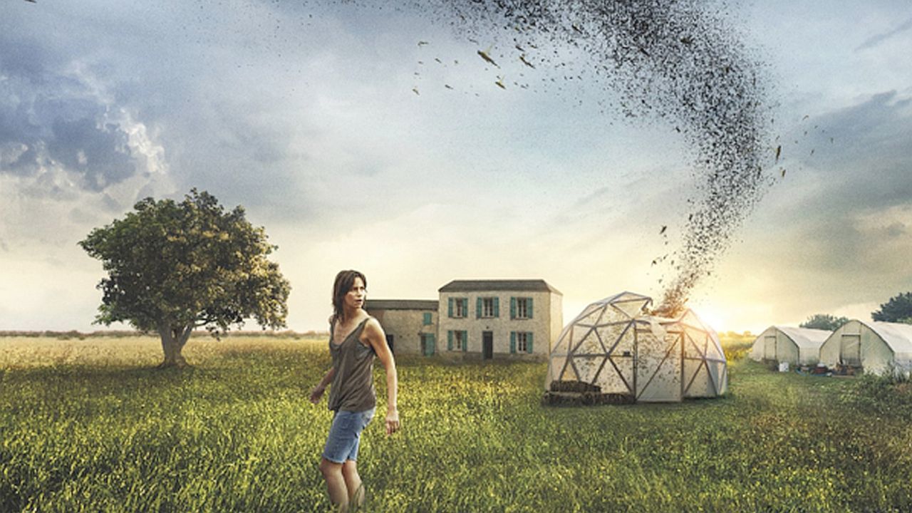 Virginie (Suliane Brahim) entgleitet die Situation mit den Heuschrecken zusehends.