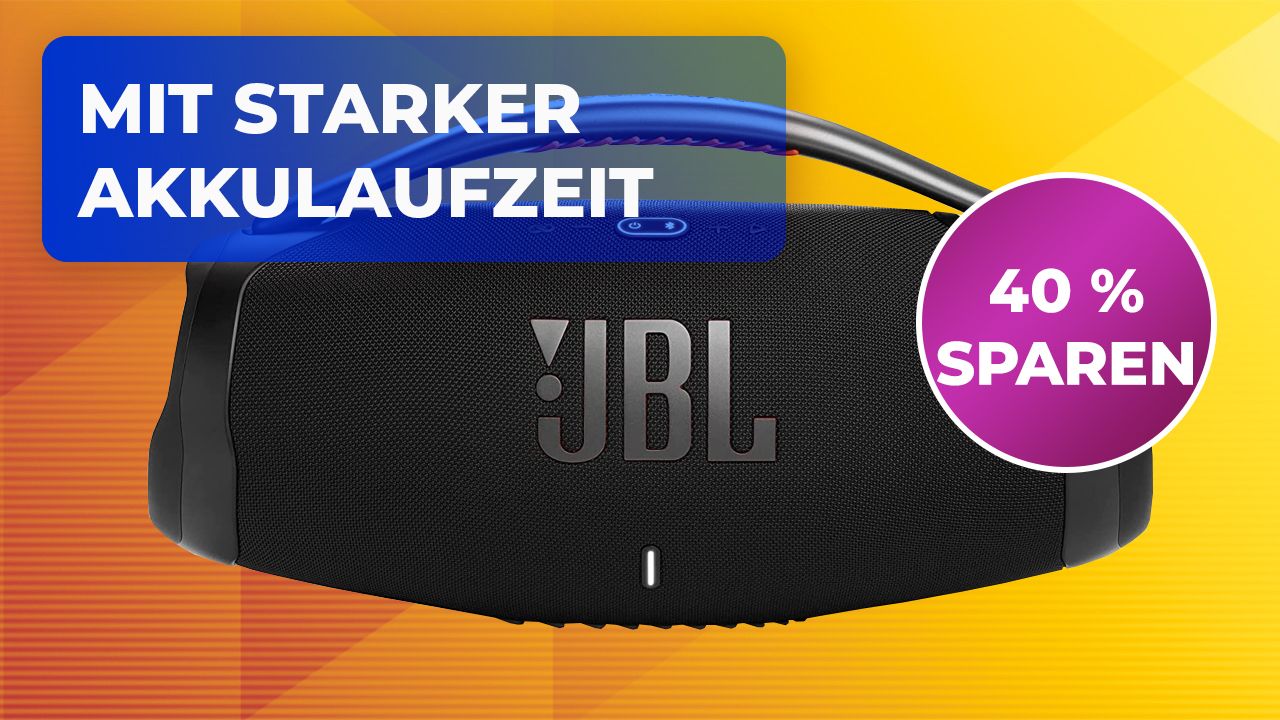 Der perfekte Bluetooth-Lautsprecher für Karneval & Fasching: Mit diesem Bass-Vorschlaghammer von JBL macht ihr so richtig Party!