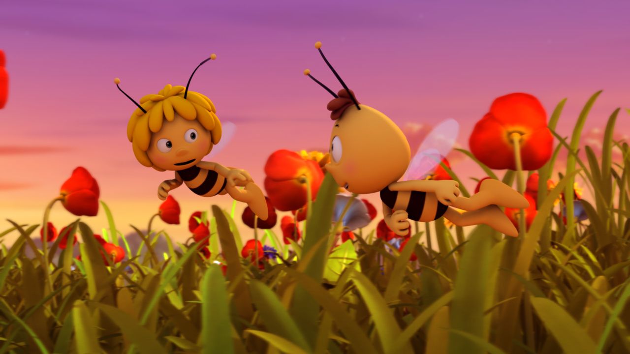 So sehen Maja und Willie als 3D-Animation aus