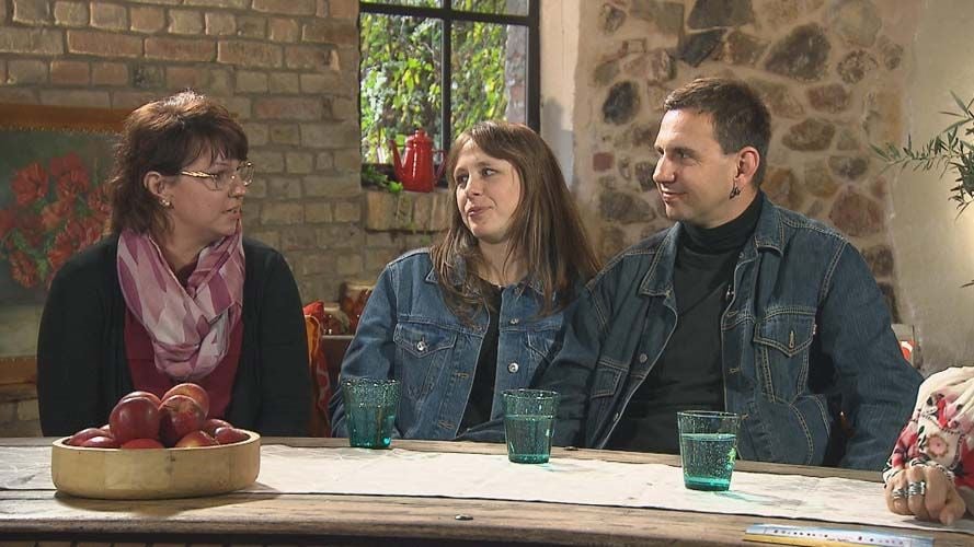 V.li.: Sandra, Michaela, Thomas