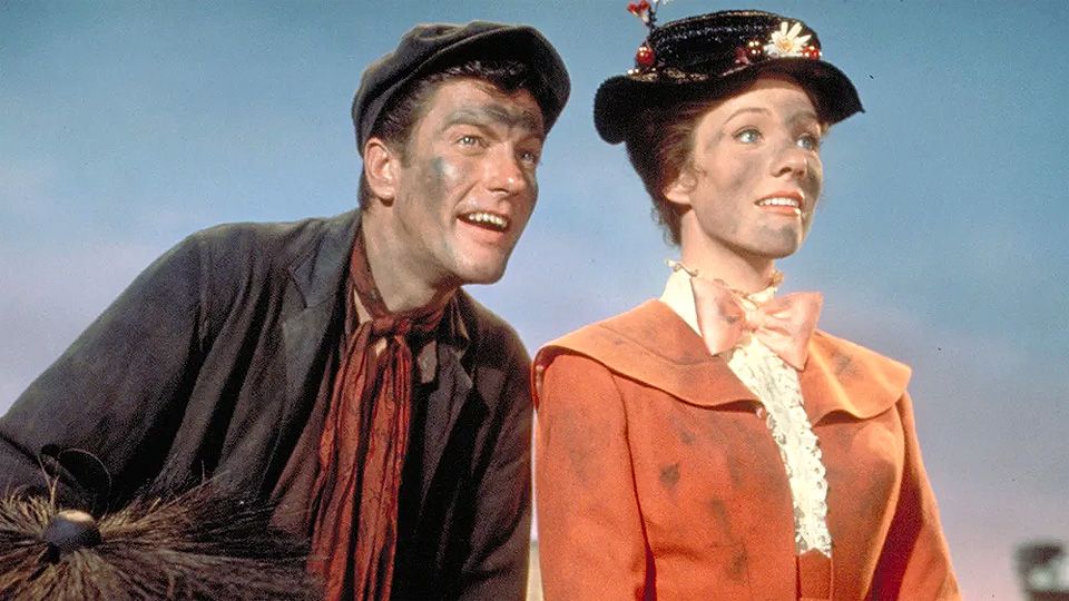 Dick Van Dyke (neben Julie Andrews) in „Mary Poppins“
