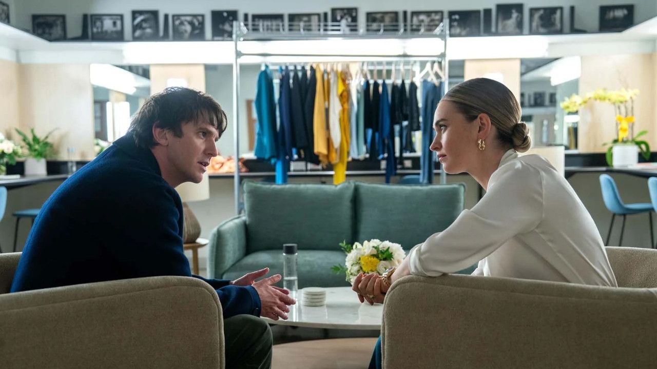 Wollen eine Alternative zu Tinder: Andrey Andreev (Dan Stevens) und Whitney Wolfe Herd (Lily James) 