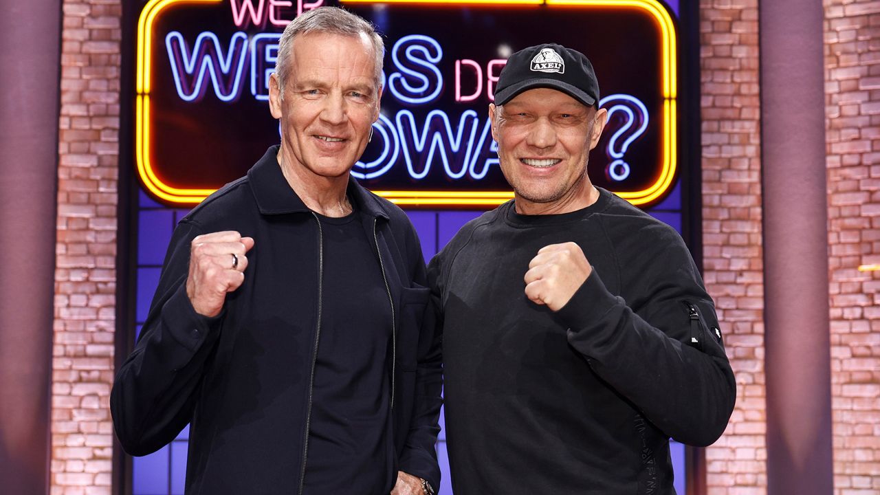 Axel Schulz und Henry Maske waren bei „Wer weiß denn sowas?“ zu Gast.