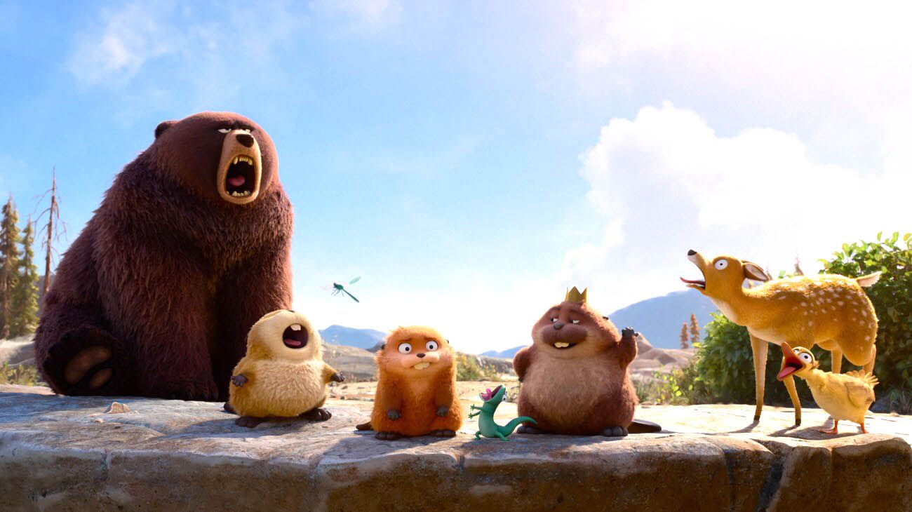 Mabel (Mitte) hat es manchmal nicht leicht, die Tiere zu verstehen.