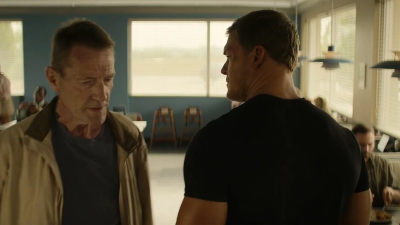 Lee Child bei seinem Cameo in der ersten Staffel von 