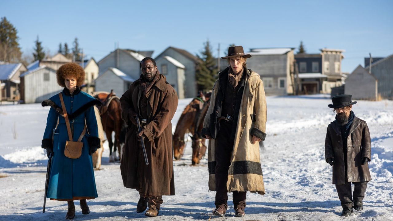 Der versammelte Rettungstrupp in 