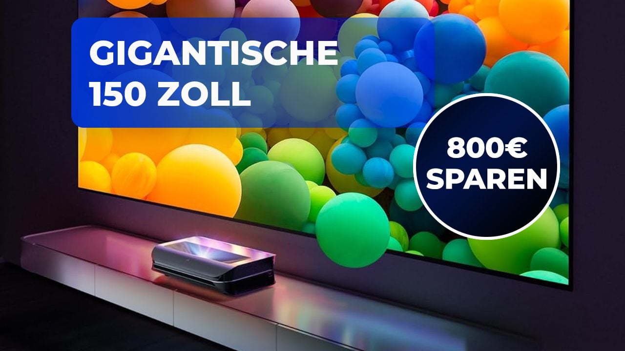 Wer sich noch einen einfachen 4K-TV kauft, macht etwas falsch: Mit dieser Heimkino-Revolution kriegt ihr 150 Zoll in Kinoqualität deutlich günstiger!