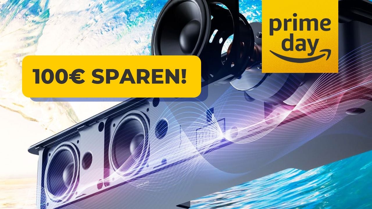 Heimkino-Kracher zum Prime Day bei Amazon: Diese Dolby-Atmos-Soundbar gibt es nur noch kurze Zeit für unter 190 Euro!