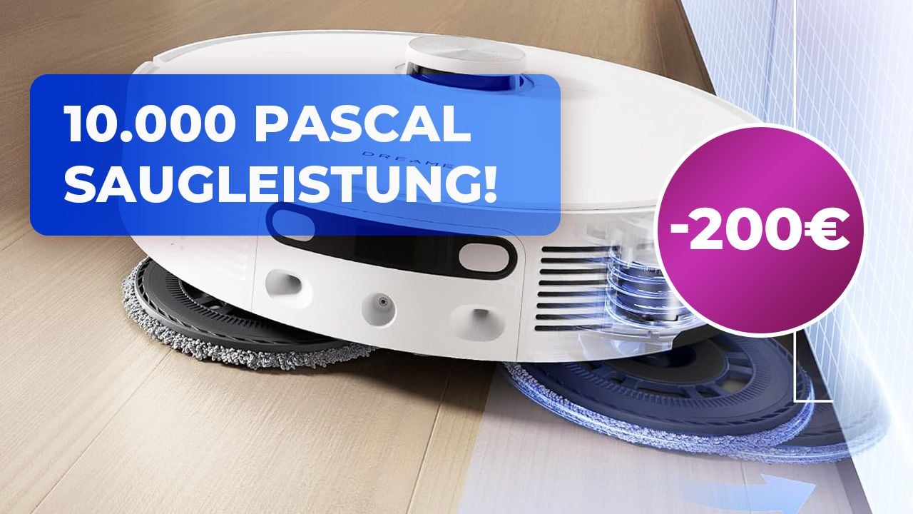 200 Euro weggesaugt: Der Saugroboter Dreame L10s Ultra Gen2 ist dank Amazon-Rabatt ein absoluter Preis-Leistungs-Tipp