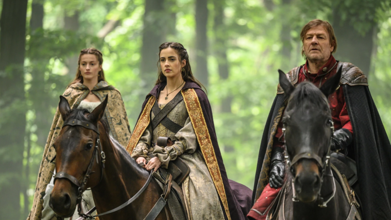 Sean Bean (rechts) als Sheriff von Nottingham in 