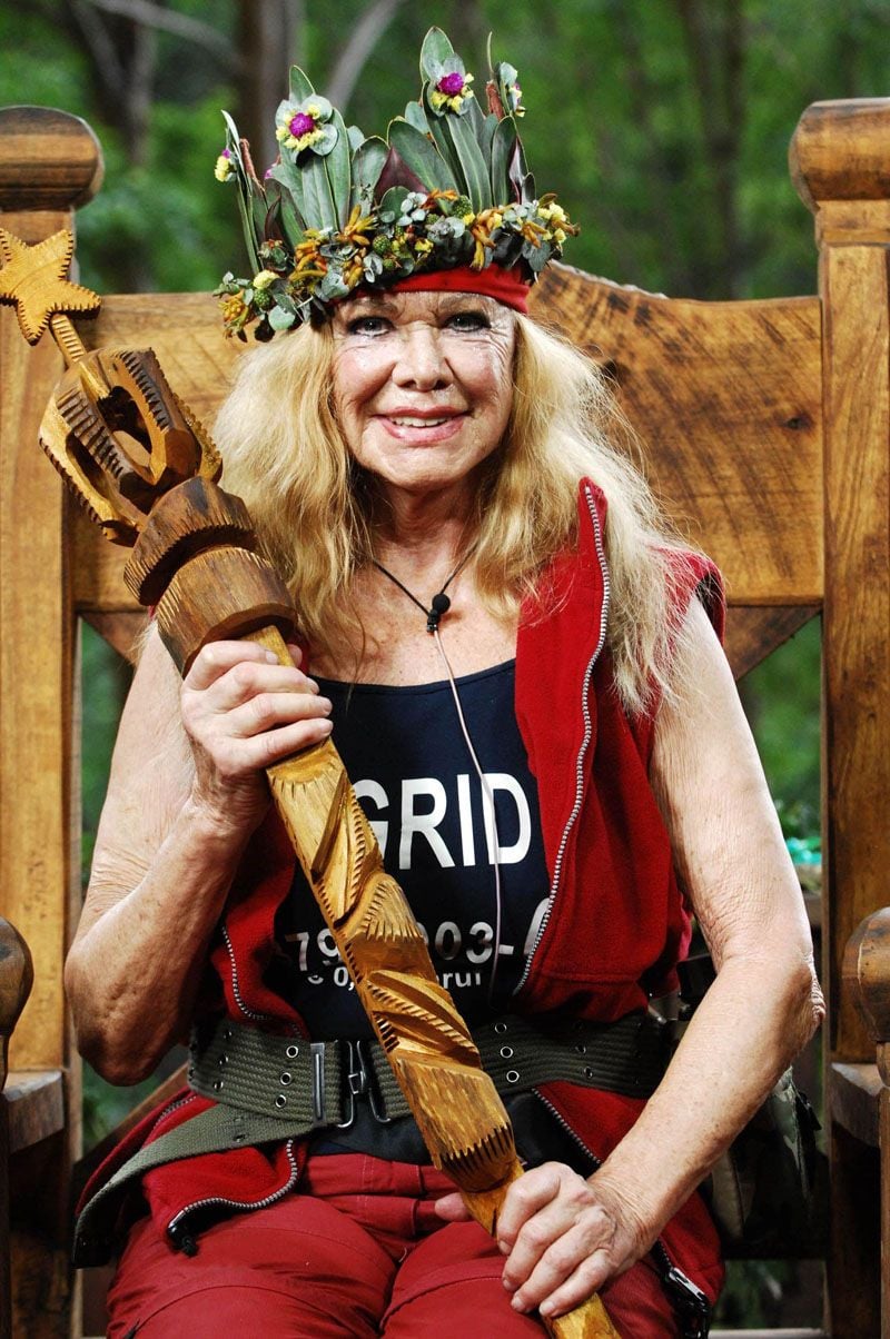 Ingrid van Bergen die älteste Dschungelkönigin der Showgeschichte.