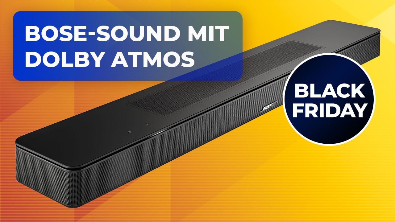 Atmos-Sound zum Black Friday: Diese Bose-Soundbar ist derzeit unverschämt günstig – aber womöglich nicht mehr lang!