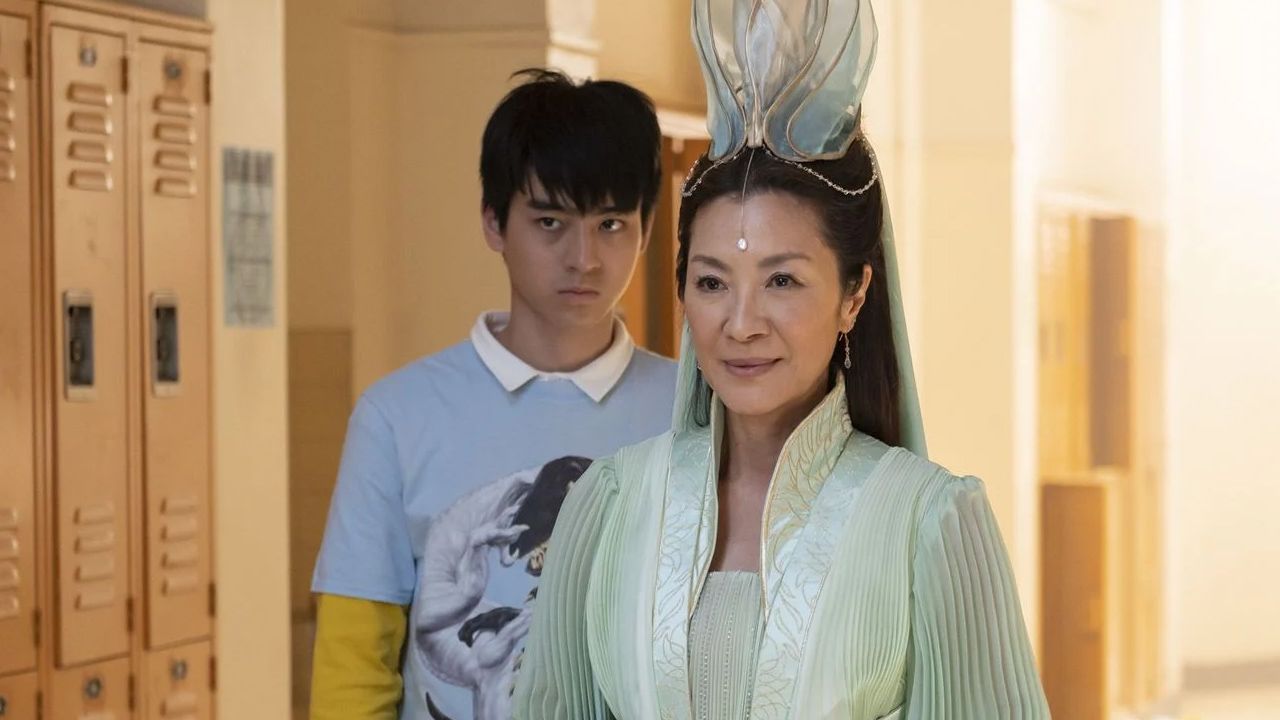 Ben Wang mit Michelle Yeoh in