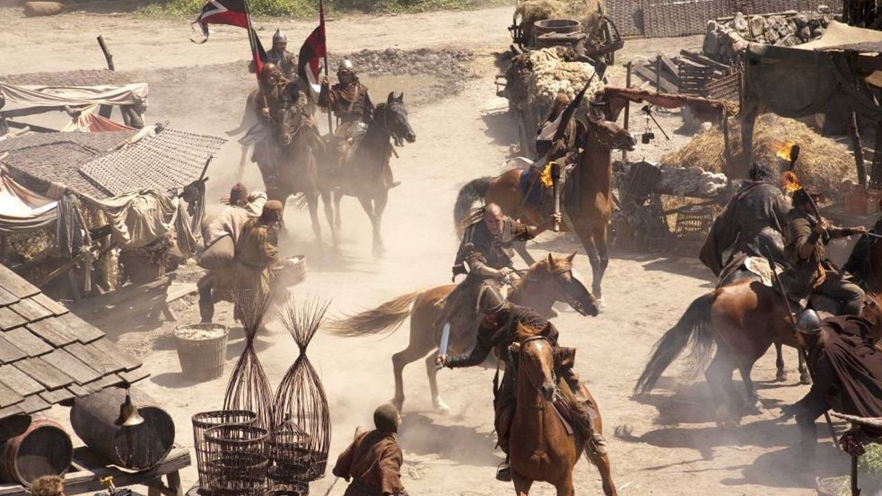 Durch die Kostüme und Requisiten wird das Mittelalter lebendig