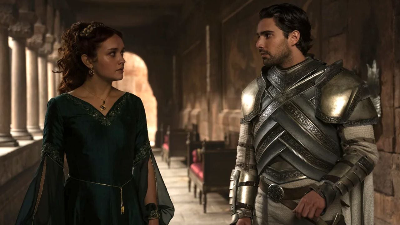 Alicent (Olivie Cooke) und Criston Cole
