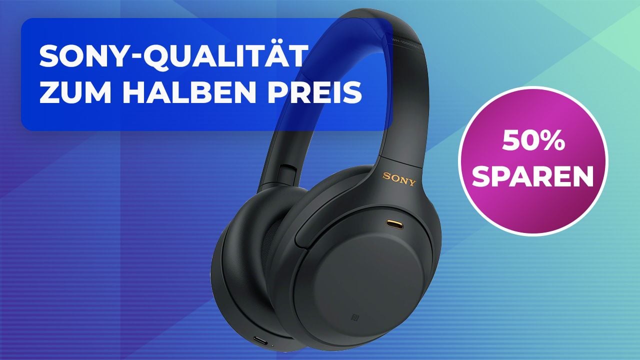 Frühes Black-Friday-Angebot: Diesen Sony-Noise-Cancelling-Hammer bekommt ihr jetzt zum halben Preis