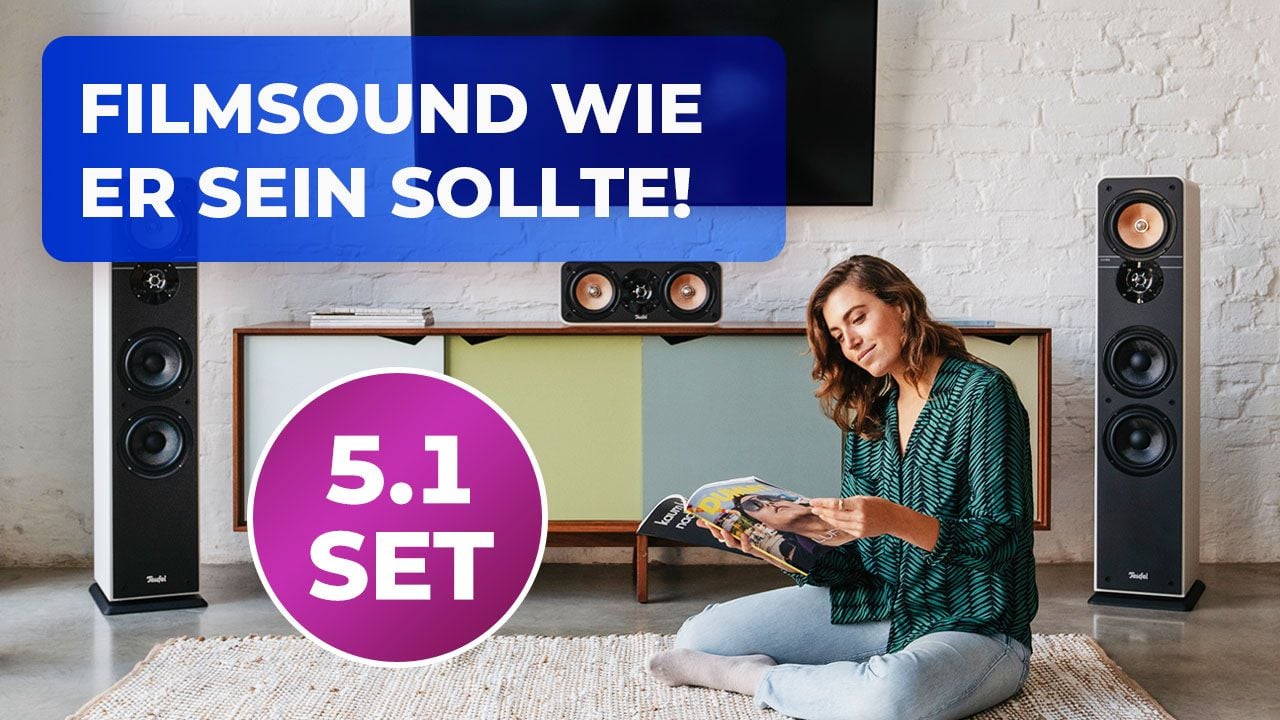 Da können Soundbars nicht mithalten: Echter 5.1-Surround-Sound aus Deutschland im Mega-Deal!