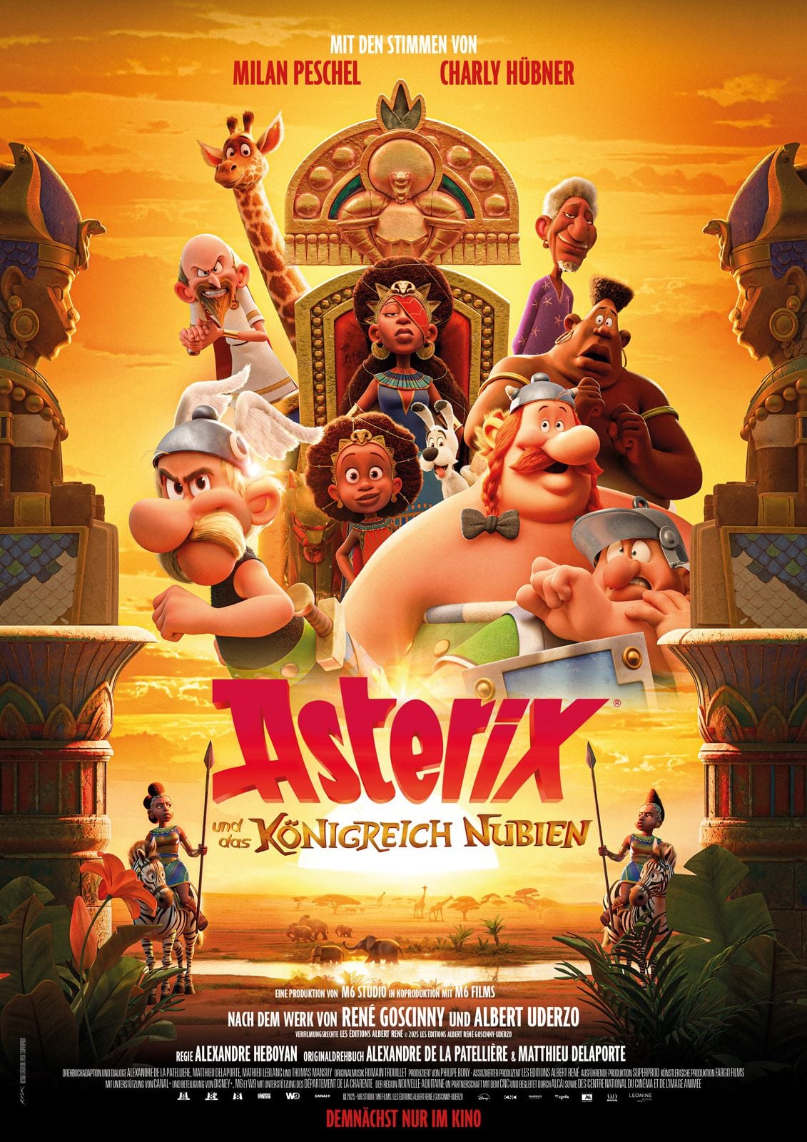 Filmplakat zu Asterix und das Königreich Nubien