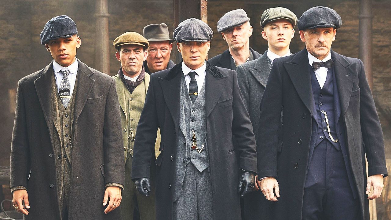 Tommy Shelby (Cillian Murphy, m.) und die Peaky Blinders.
