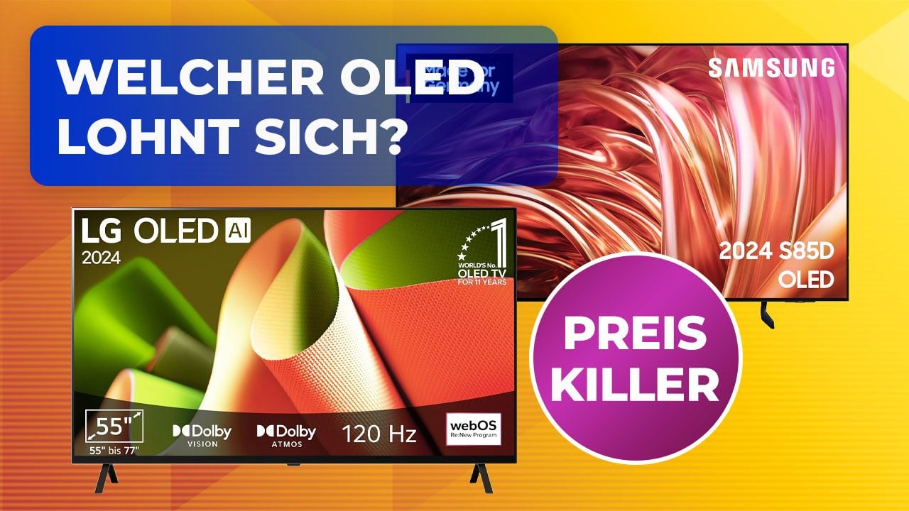 Die günstigsten OLED-TVs im ultimativen Vergleich: LG OLED B4 vs. Samsung S85D – wer bekommt die Preis-Leistungs-Krone?